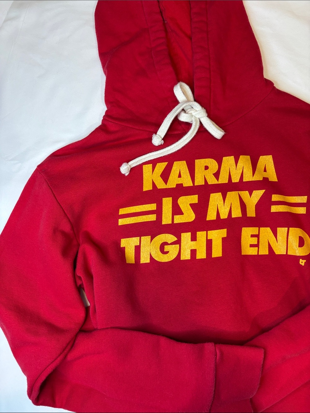 BreakingT "Karma is My Tight End" Hoodie Kansas City Taylor Swift Travis Kelce S